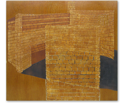 建物 和田 真由子 油画 82cm×91cm