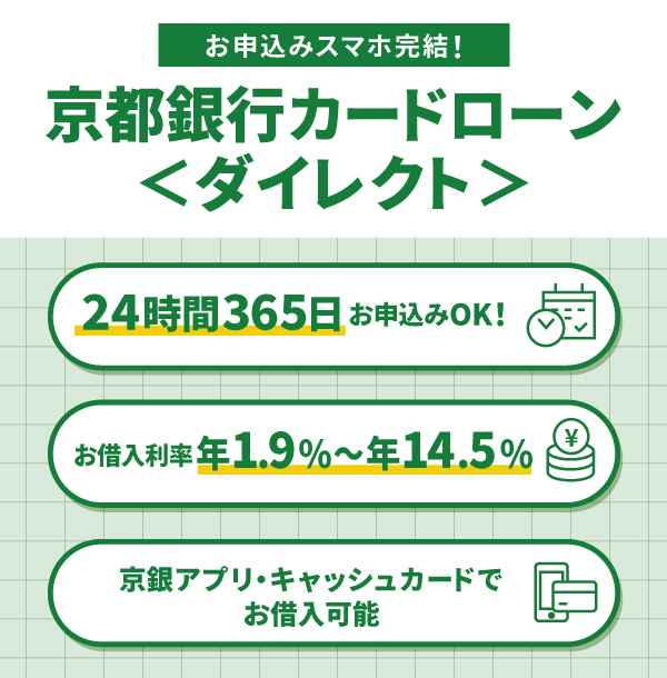 京都銀行カードローン<ダイレクト>