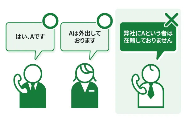 在籍確認は申込者本人が電話に出なくてもよい