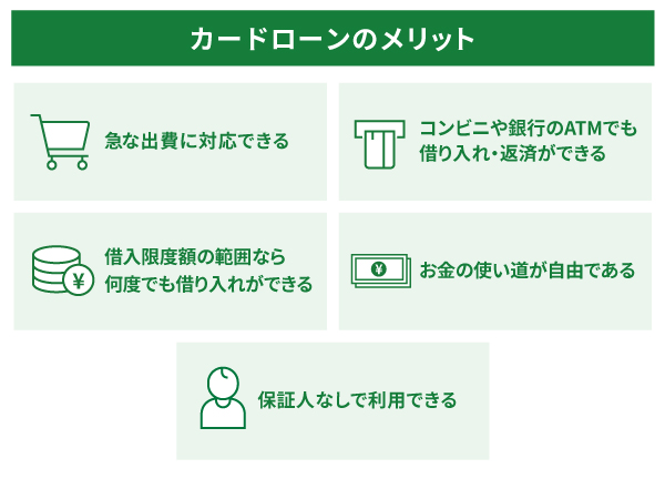 カードローンのメリット
