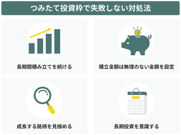 つみたて投資枠で失敗しない対処法