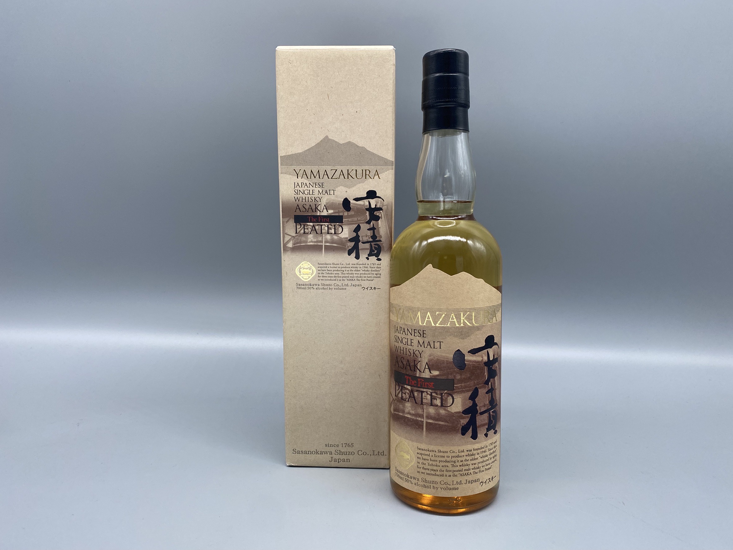 ウイスキー　YAMAZAKURA ジャパニーズシングルモルトウイスキー 山桜 安積 ザ・ファースト ピーテッド　700ml　50度