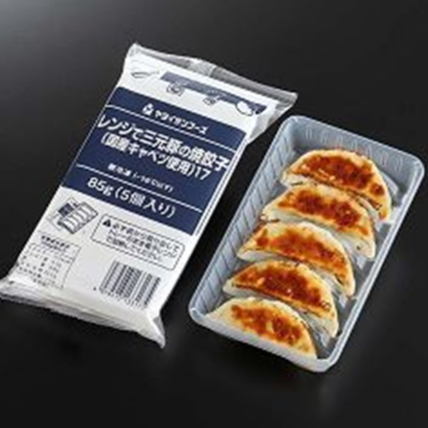 【アウトレット】レンジで簡単焼き餃子(三元豚使用) 50個（5個×10Pセット）冷凍