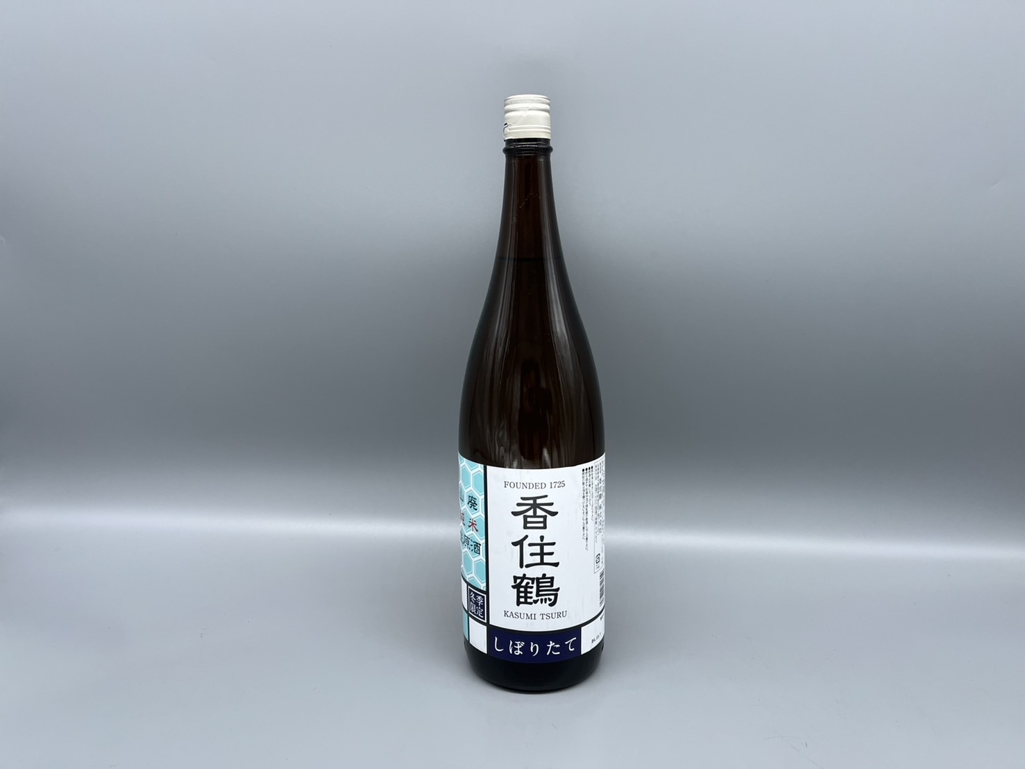 日本酒　香住鶴　しぼりたて　山廃 純米生原酒　1800ml