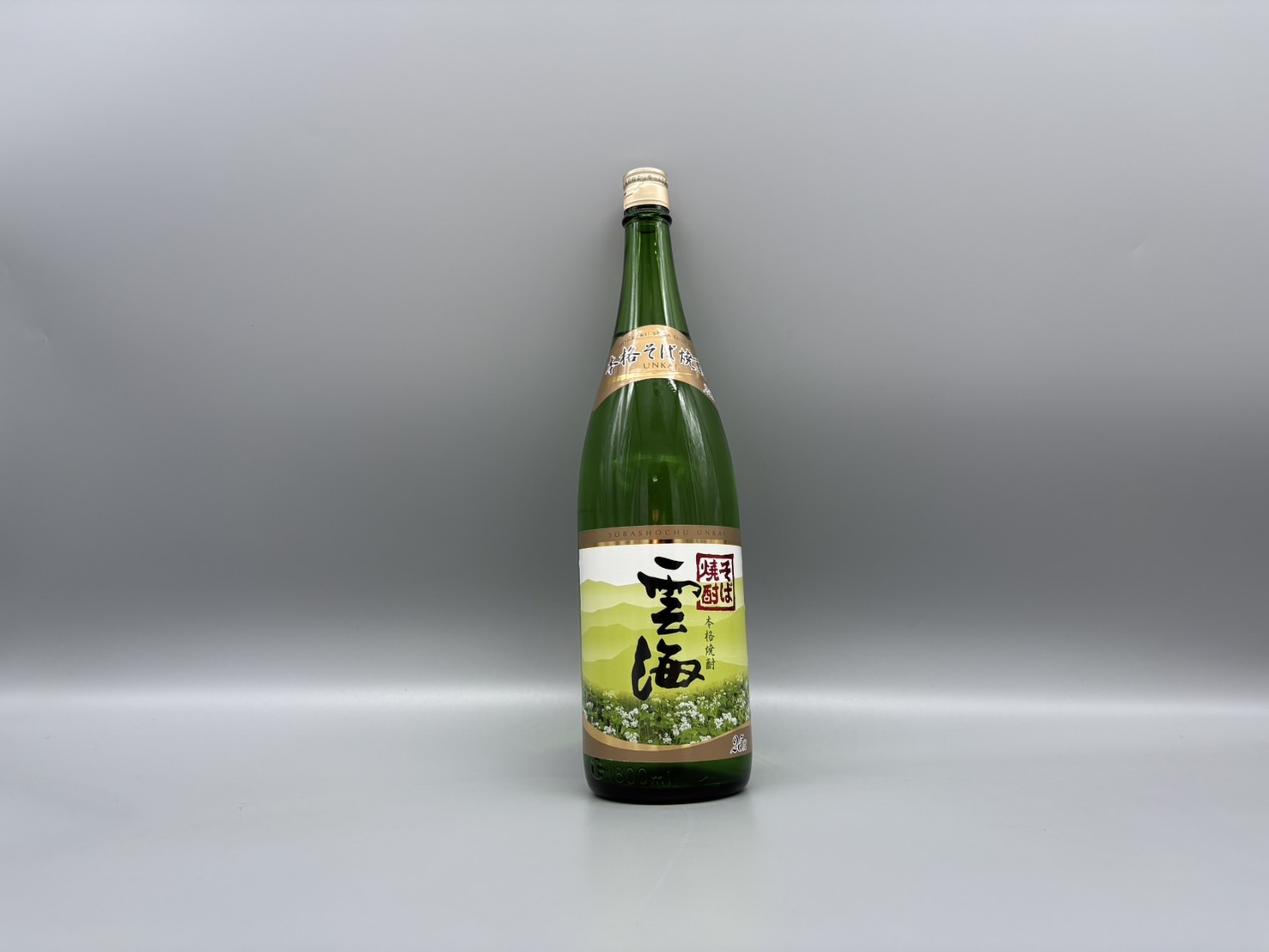 そば焼酎　雲海　雲海酒造　　1800ml　25度