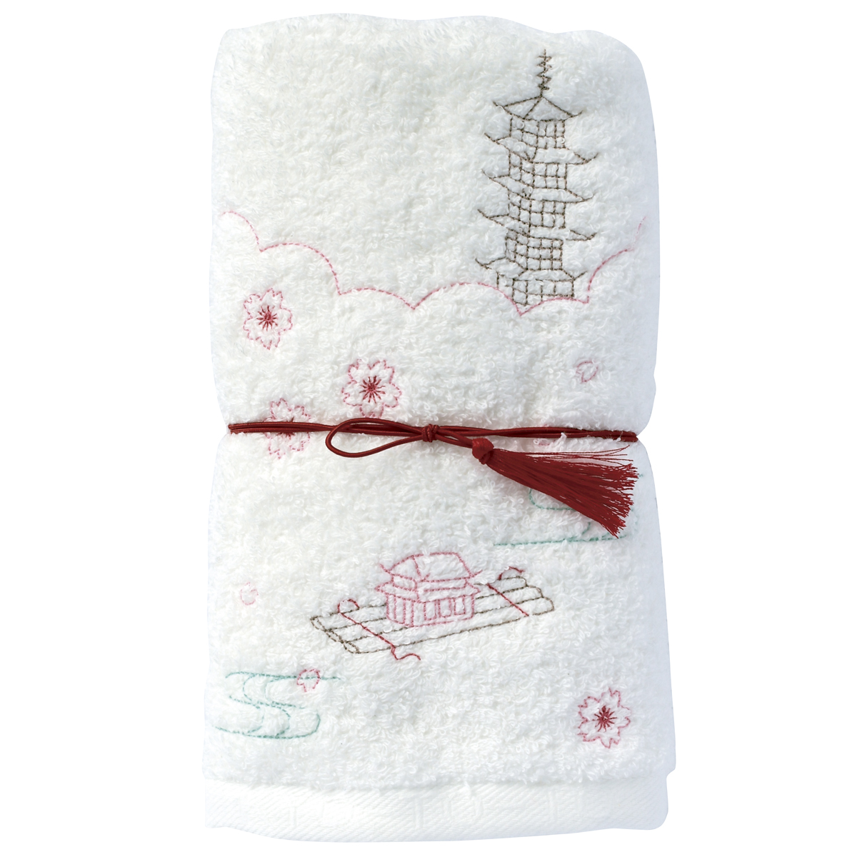 【京東都】季節の刺繍タオル 3月（京都）