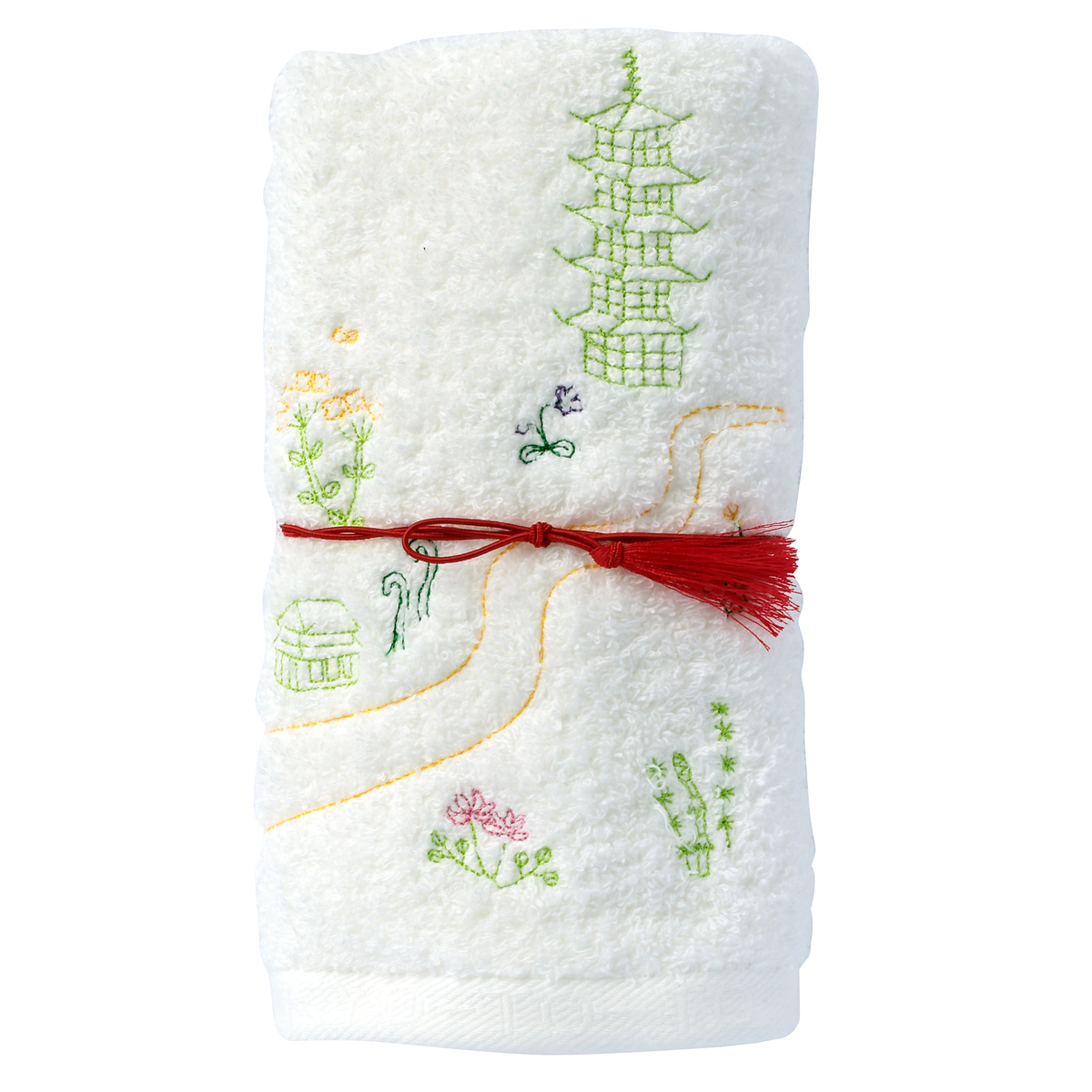 【京東都】季節の刺繍タオル 4月（京都）