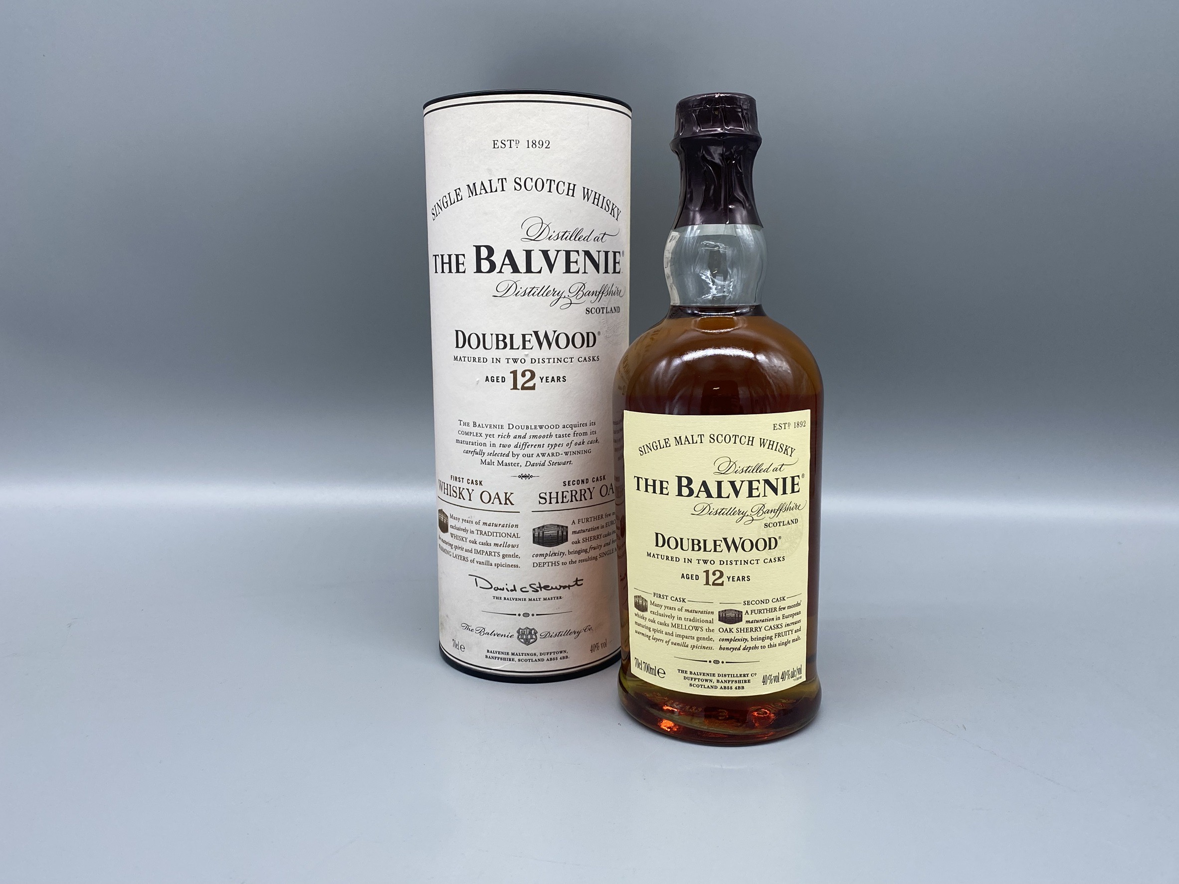 ウイスキー　ザ・バルヴェニー12年 ダブルウッド　THE BALVENIE DOUBLEWOOD AGED 12 YEARS 700ml 40度