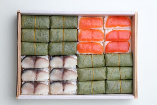 柿の葉ずし　さば・さけ詰合せ24個入