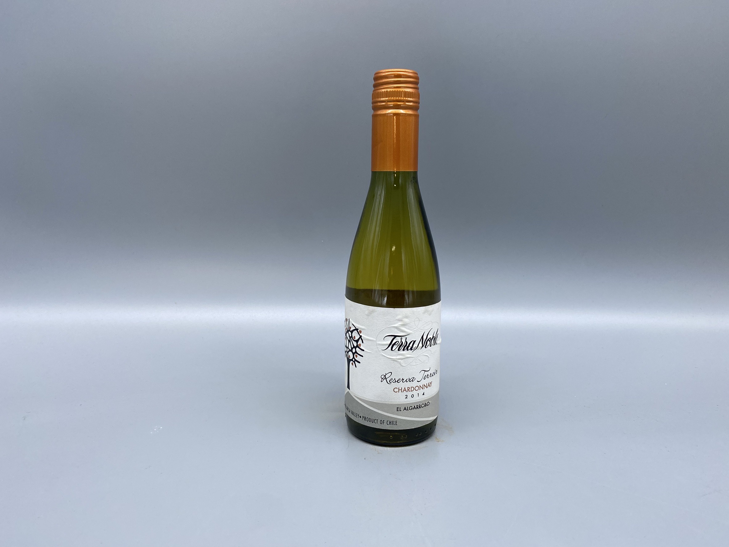 白ワイン　チリ　テラノブレ　シャルドネ　レゼルバ　テノワール　2014年　375ml　13.5度