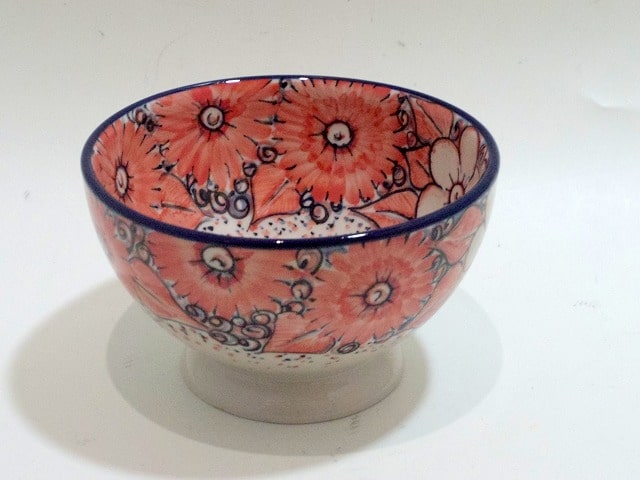 ポーリッシュポタリー　14ｃｍ　小鉢　電子レンジ/オーブン/食洗器対応