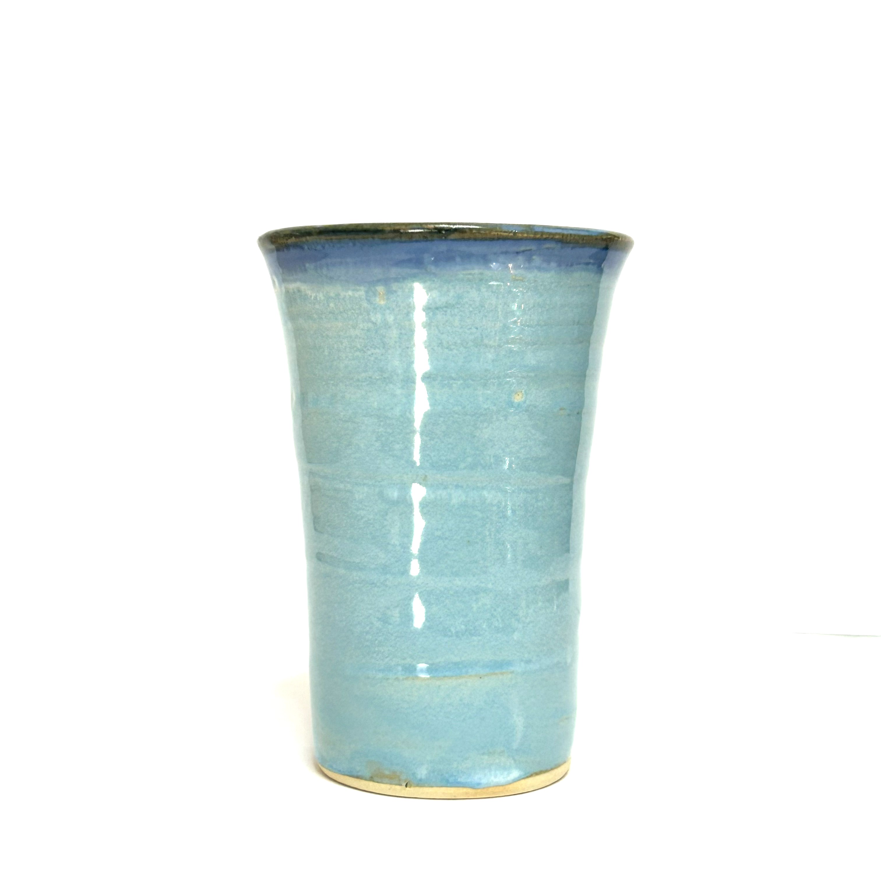 京都の陶器　空色清流フリーカップ