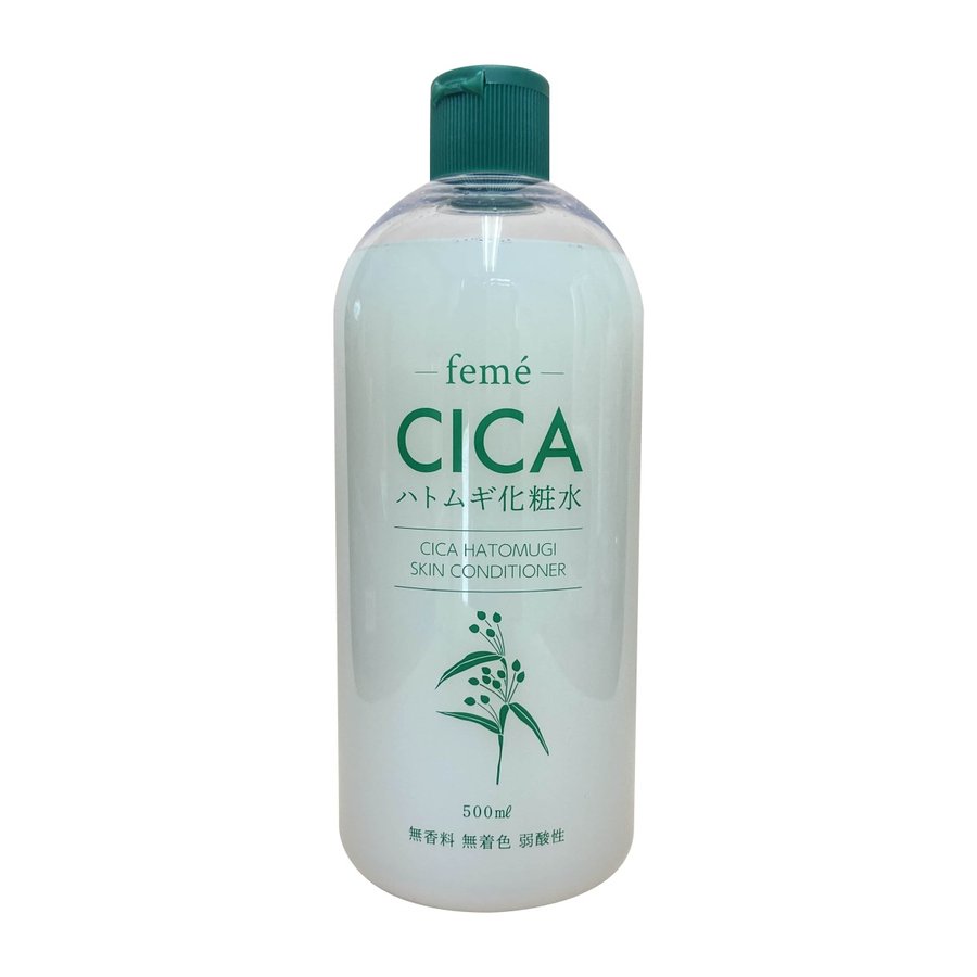 【新商品・新価格】i-samu feme　CICA&ハトムギ化粧水　500ml<6個セット>