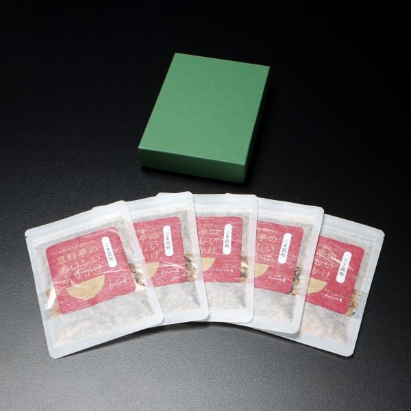 料亭のおいしいふりかけ詰合せ〈ごま昆布〉5入