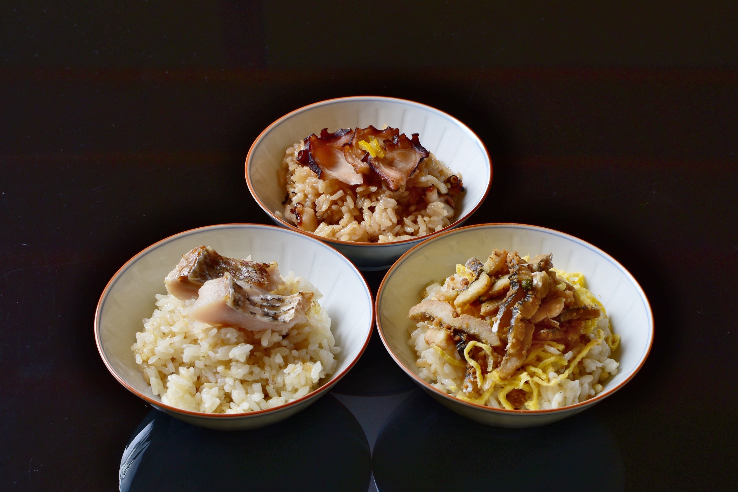 菊乃井　鯛めし・蛸めし・鱧の鞍馬煮ごはん（冷凍便：送料込）