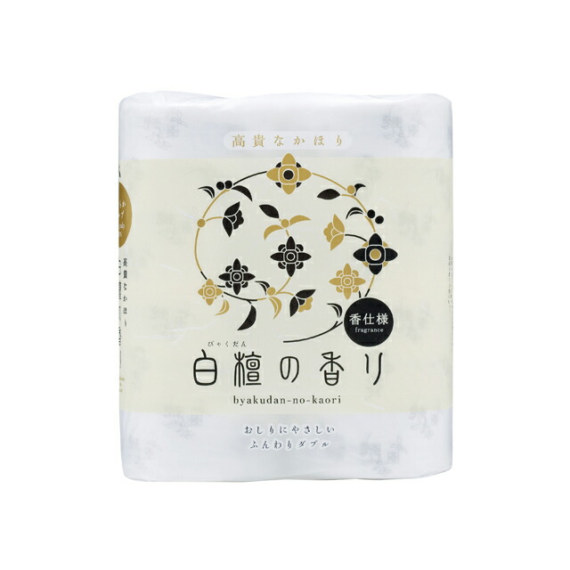 四国特紙 白檀の香り トイレットペーパー 4ロールダブル30ｍ×12パック 00204