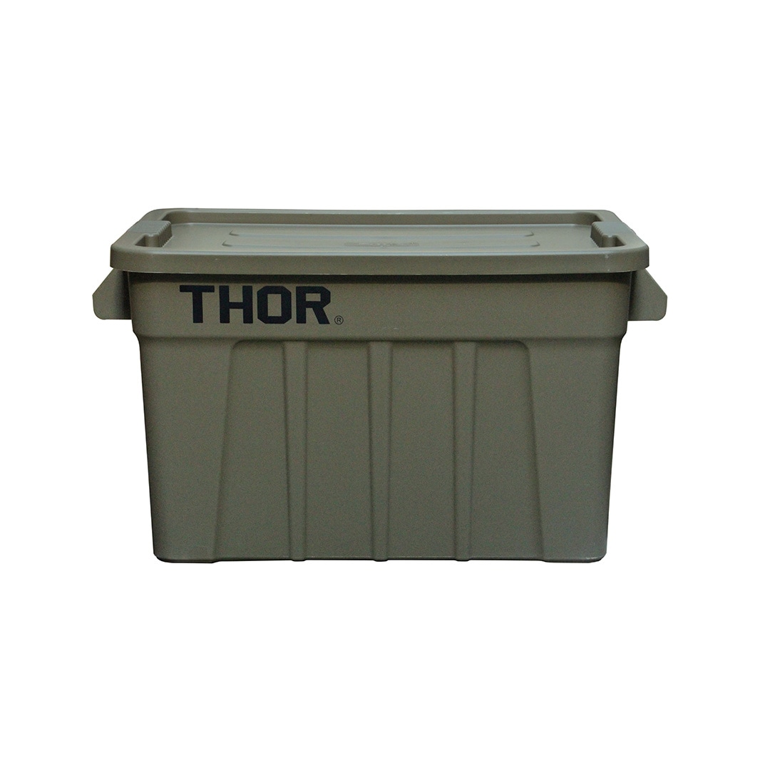 Thor Large Totes With Lid 75L トートボックス オリーブ 送料無料