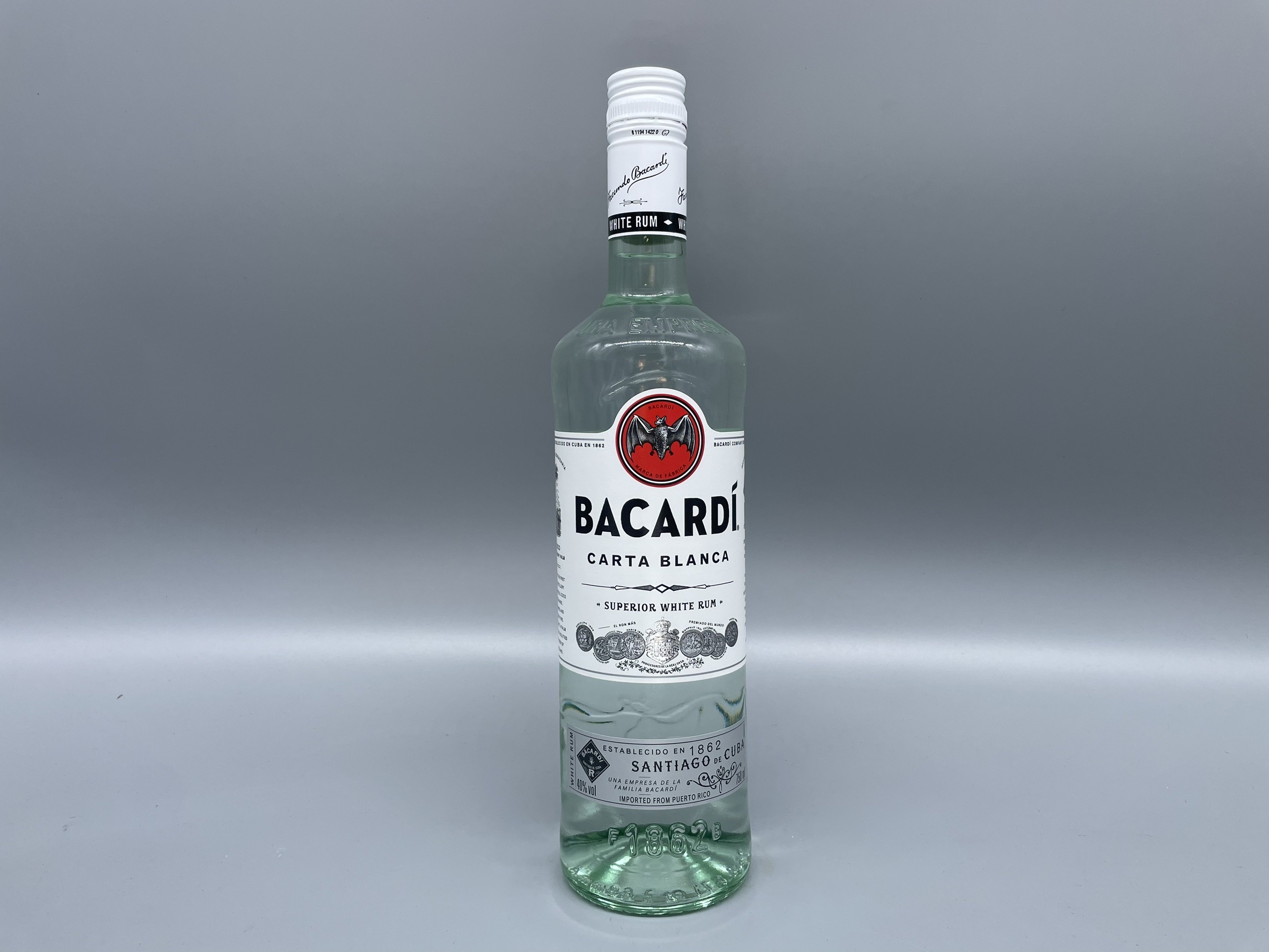 ラム　バカルディ スペリオール(カルタ ブランカ)　BACARDI SUPERIOR CARTA BLANCA　ホワイトラム　750ml　40度
