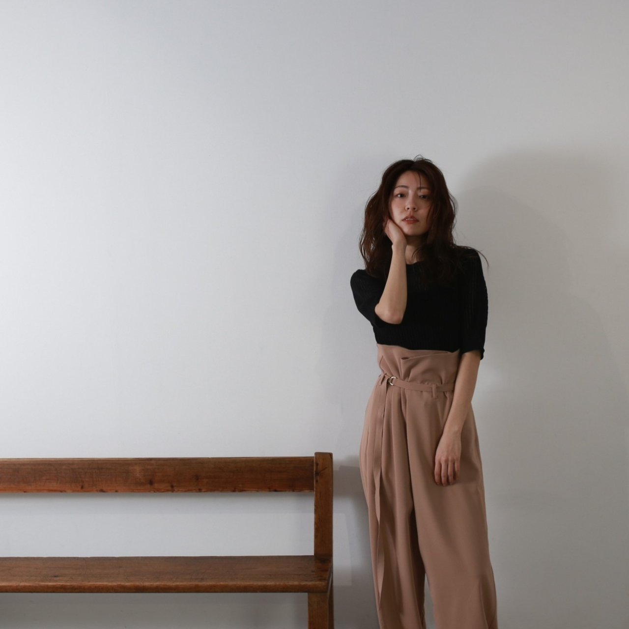 Wrap detail pants