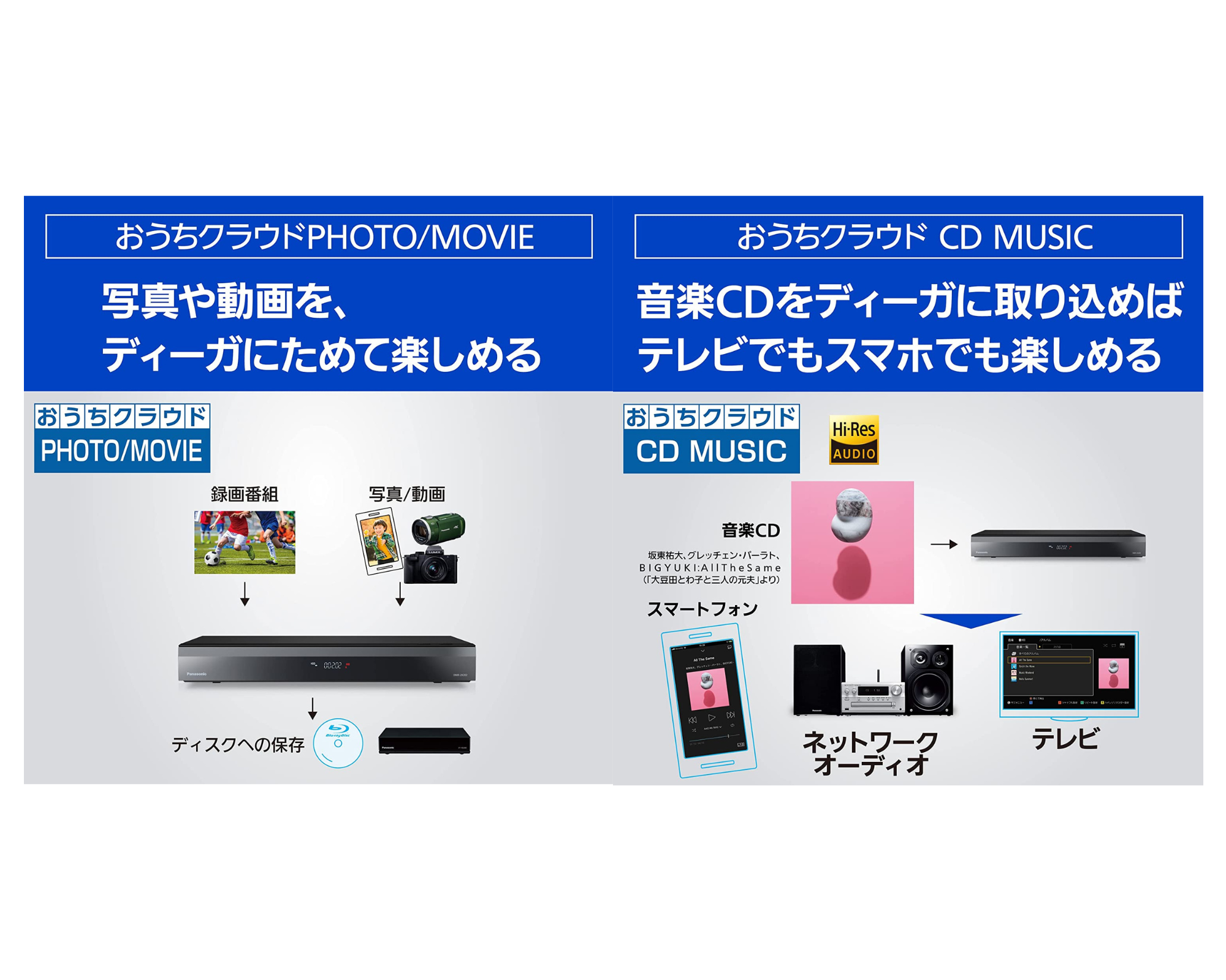 格安アウトレットで購入 Panasonic DMR-2X302 BLACK ブルーレイ