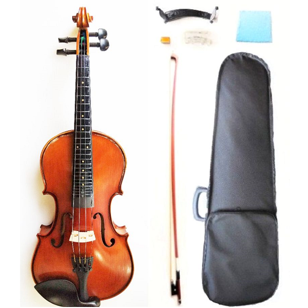 Pretorio 初めてでも簡単に弾ける フレット付きバイオリン セット PV-200F 4/4サイズ (ポジションマークあり)