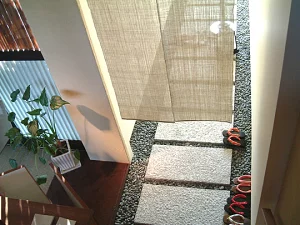 既製品サイズ丈150cm・きびら麻無地のれん 生成り 約巾88cmx 既製品サイズ丈150cm・きびら麻無地のれん 生成り 約巾88cmx
