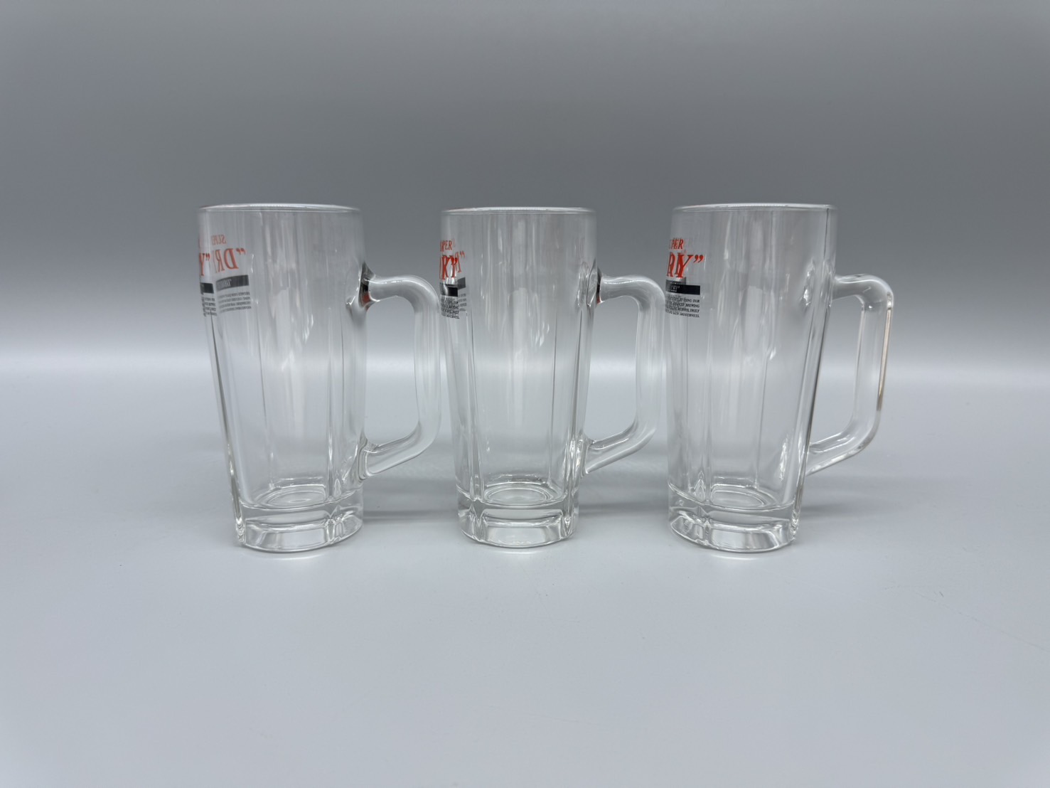ビールジョッキ　スーパードライロゴジョッキ　400ml×3個セット