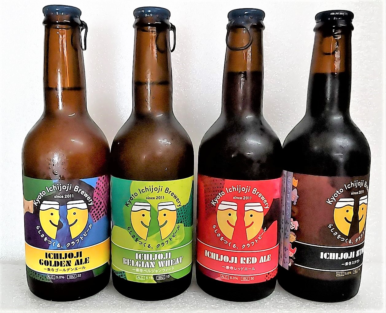 京都のクラフトビール　一条寺ブリュワリー　4種類バラエティ4本セット