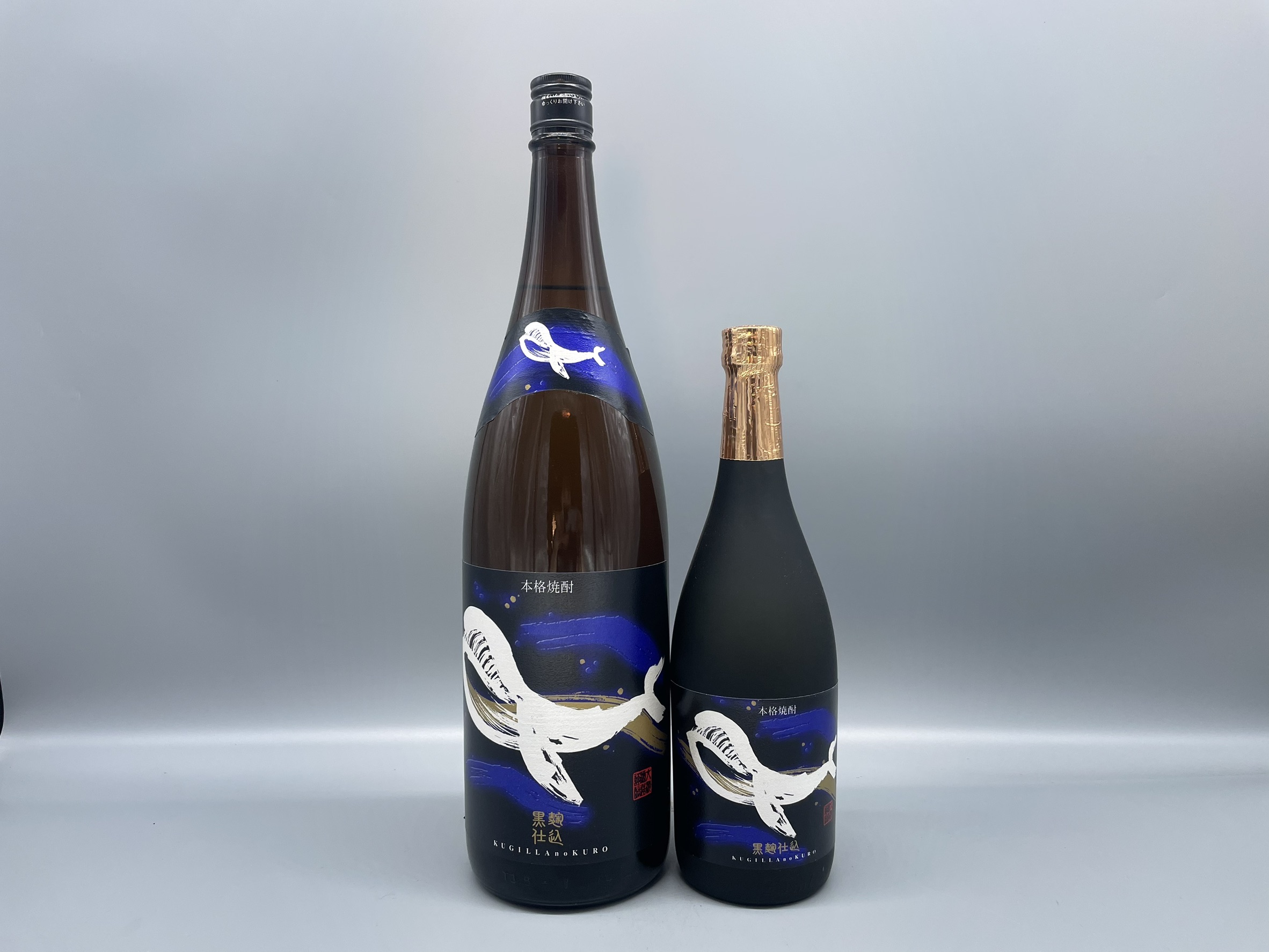 芋焼酎 くじらのボトル　黒麹仕込 大海酒造 1800ml,720ml  25度