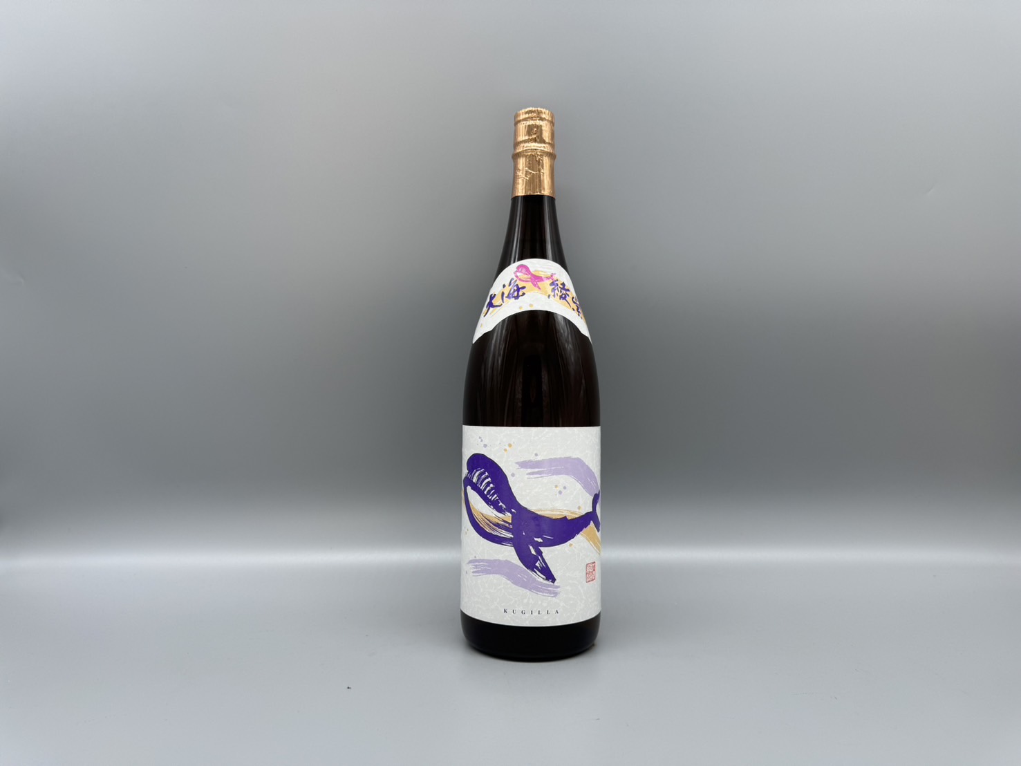 芋焼酎 くじらのボトル　綾紫白麹　大海酒造 1800ml 25度