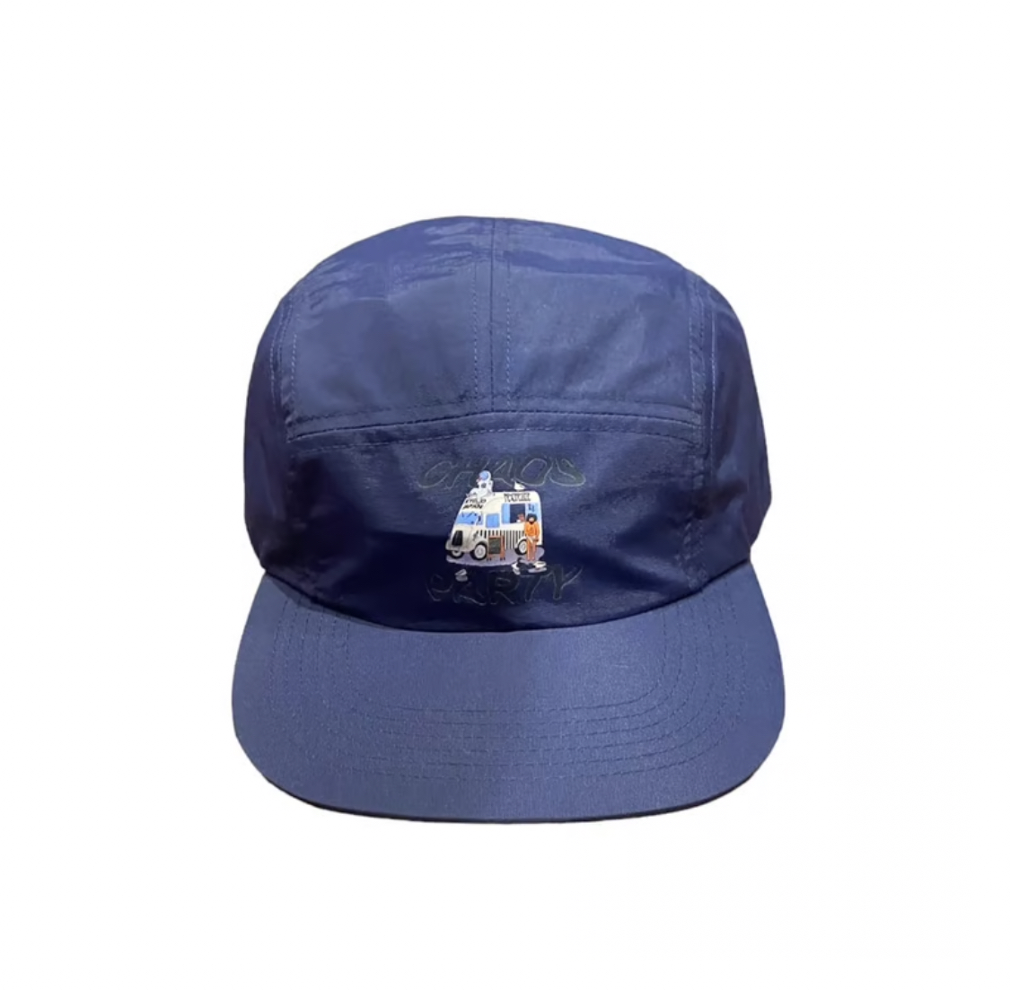 re:create 5PANEL NYLON CAP (CHAOS PARTY) NAVY