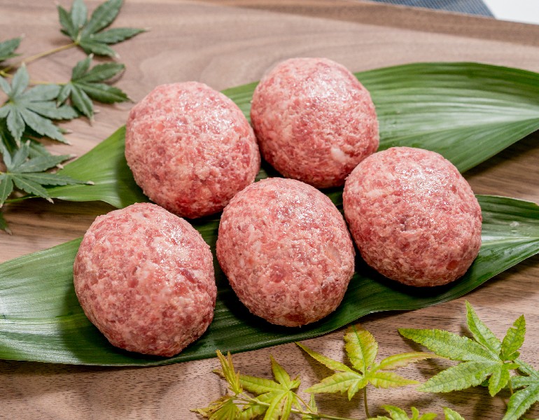 送料無料！お肉ソムリエ監修！牛タンハンバーグ130ｇ×5
