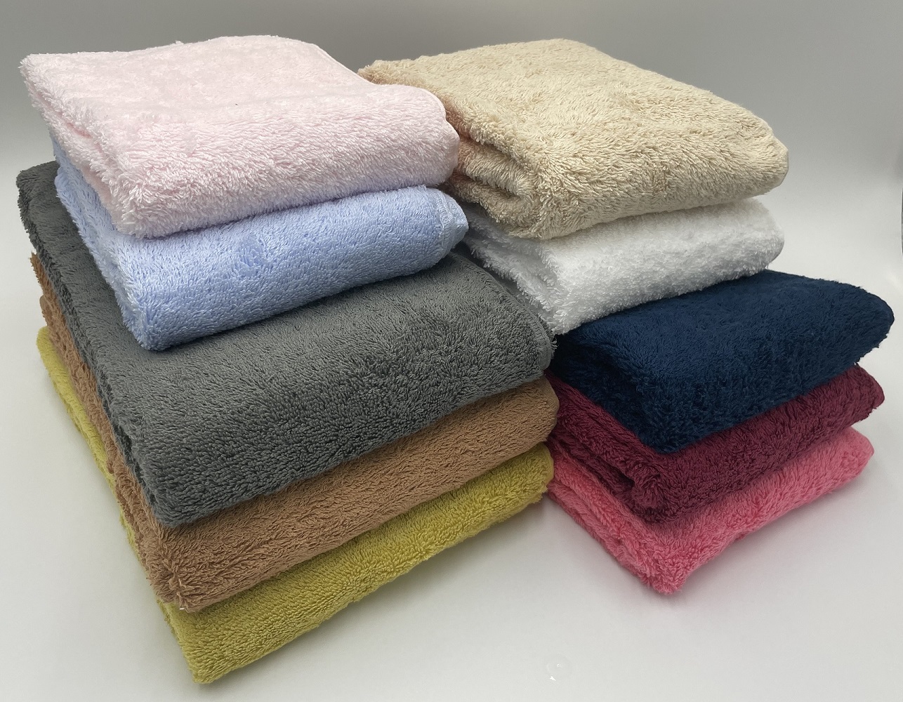DreamCottonLaboratoryタオル　お得なおまとめ10枚セット①　フェイスタオル２枚　ハーフバスタオル３枚　バスタオル５枚
