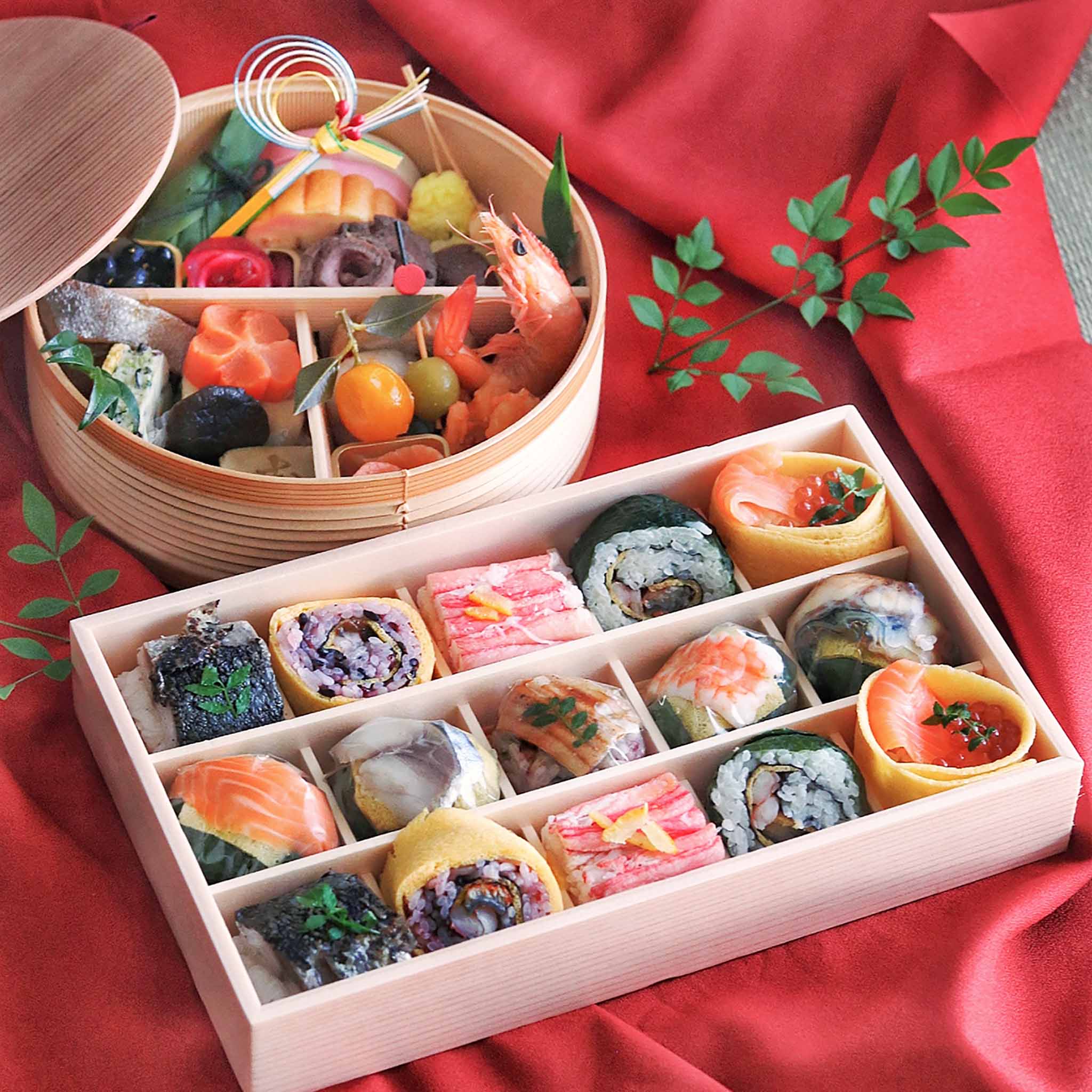 <2026年新年を祝う>ことほぎ華おせちと手鞠寿しセット