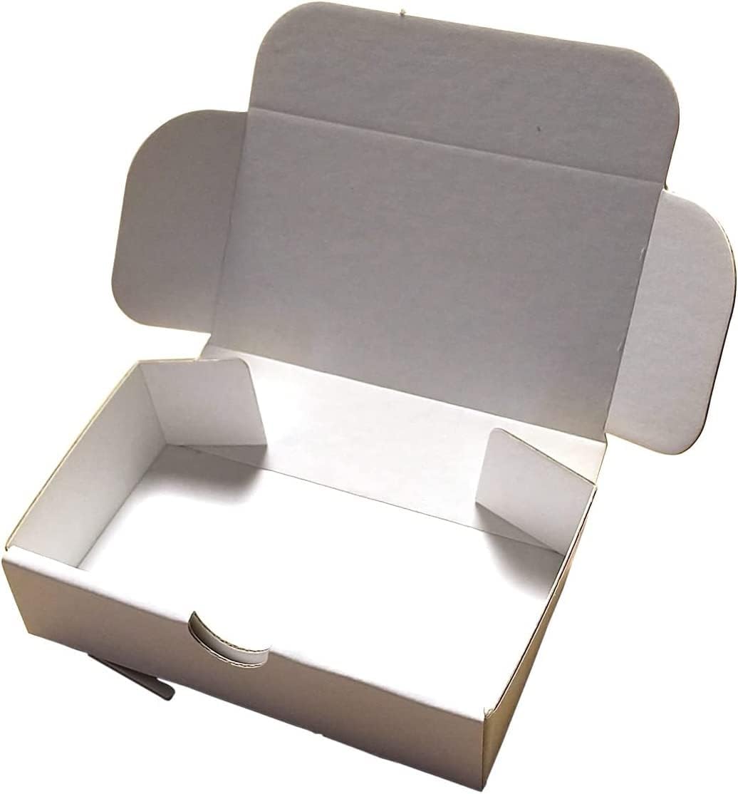 名刺 名刺箱 ケース 白 ダンボール 段ボール 20枚セット 梱包用 両面白 送料無料 内寸約98x幅59x厚さ25mm 紙の厚さ1mm 日本製 005-004