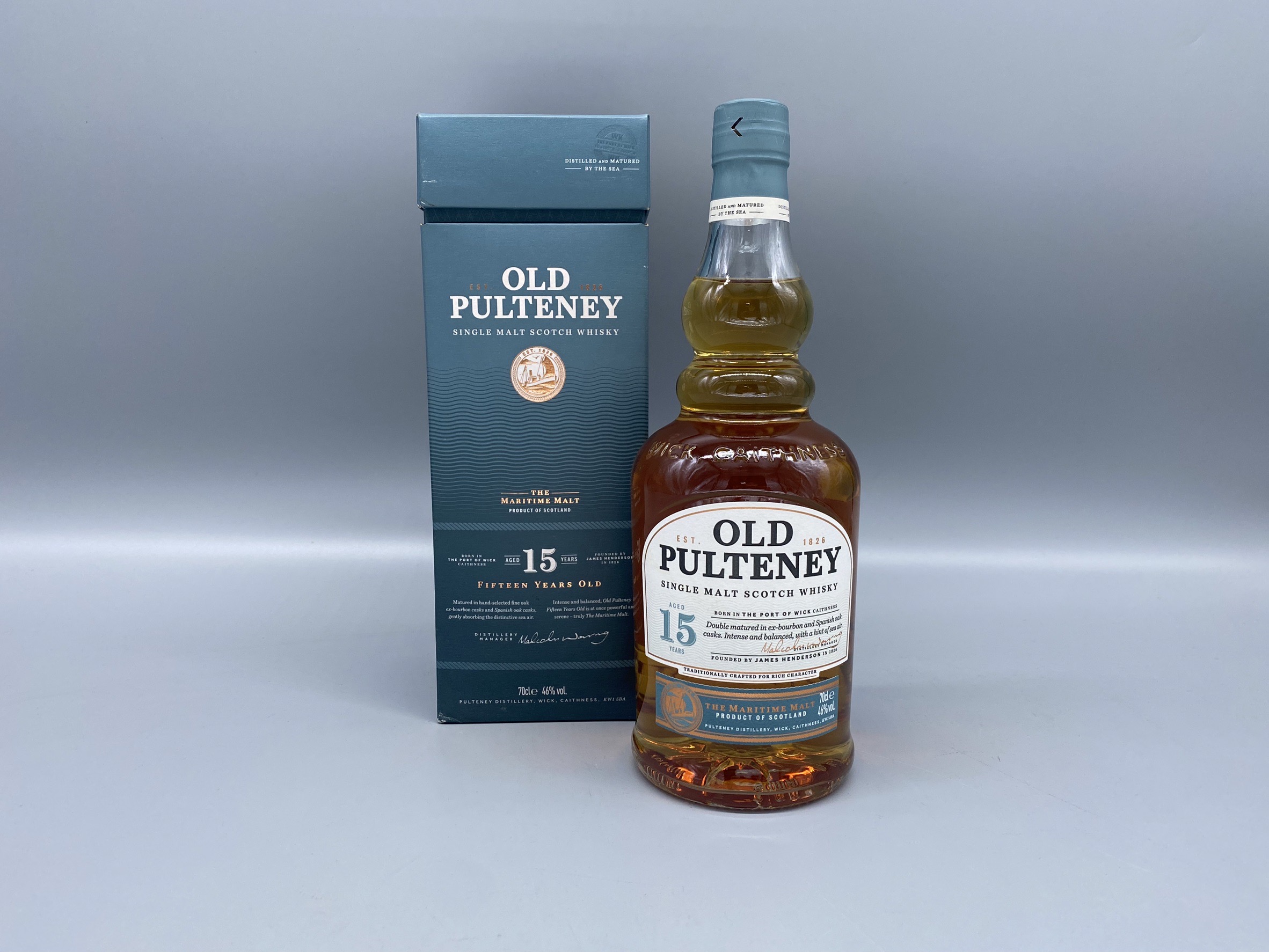 ウイスキー　オールドプルトニー 15年　46度　700ml　スコッチウイスキー