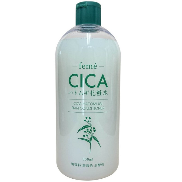 【おまとめ買い特価】i-samu feme　CICA&ハトムギ化粧水　500ml<6個セット>