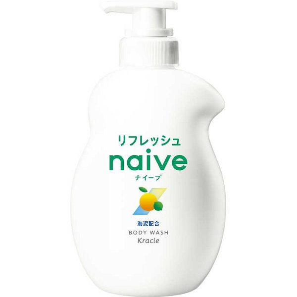 【おまとめ買い特価】【ナイーブ】リフレッシュ ボディソープ　海泥配合　本体　530ml<12個セット>