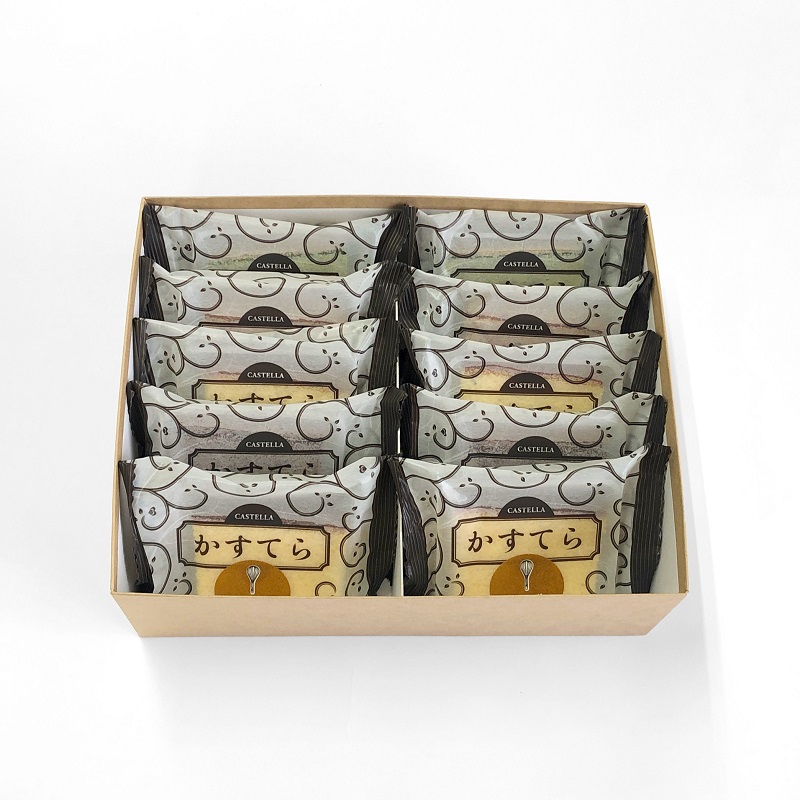 個包装カステラ詰め合わせ　5種10個