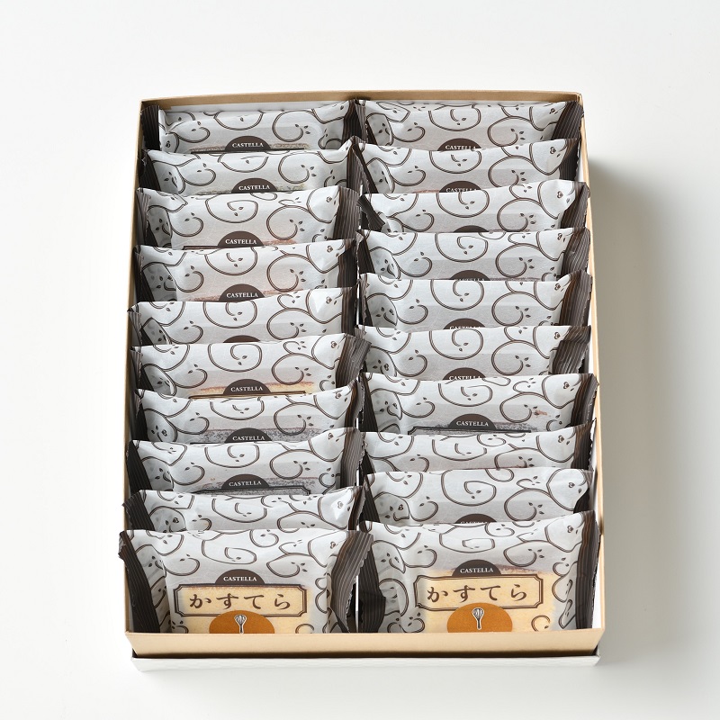 個包装カステラ詰め合わせ　5種20個