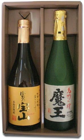 焼酎ギフトセット　富乃宝山＋魔王 720 ml x 2本