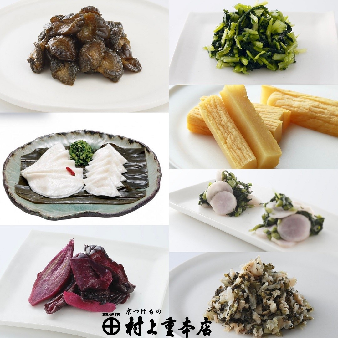 ことより２周年特別商品【村上重本店】冬の京漬物詰合せ７点入（千枚漬入）・送料込