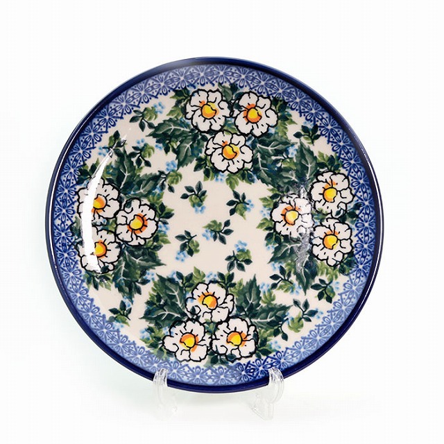 ポーリッシュポタリー　プレート19.5ｃｍ　　電子レンジ/オーブン/食洗器対応  po-002-0220241202