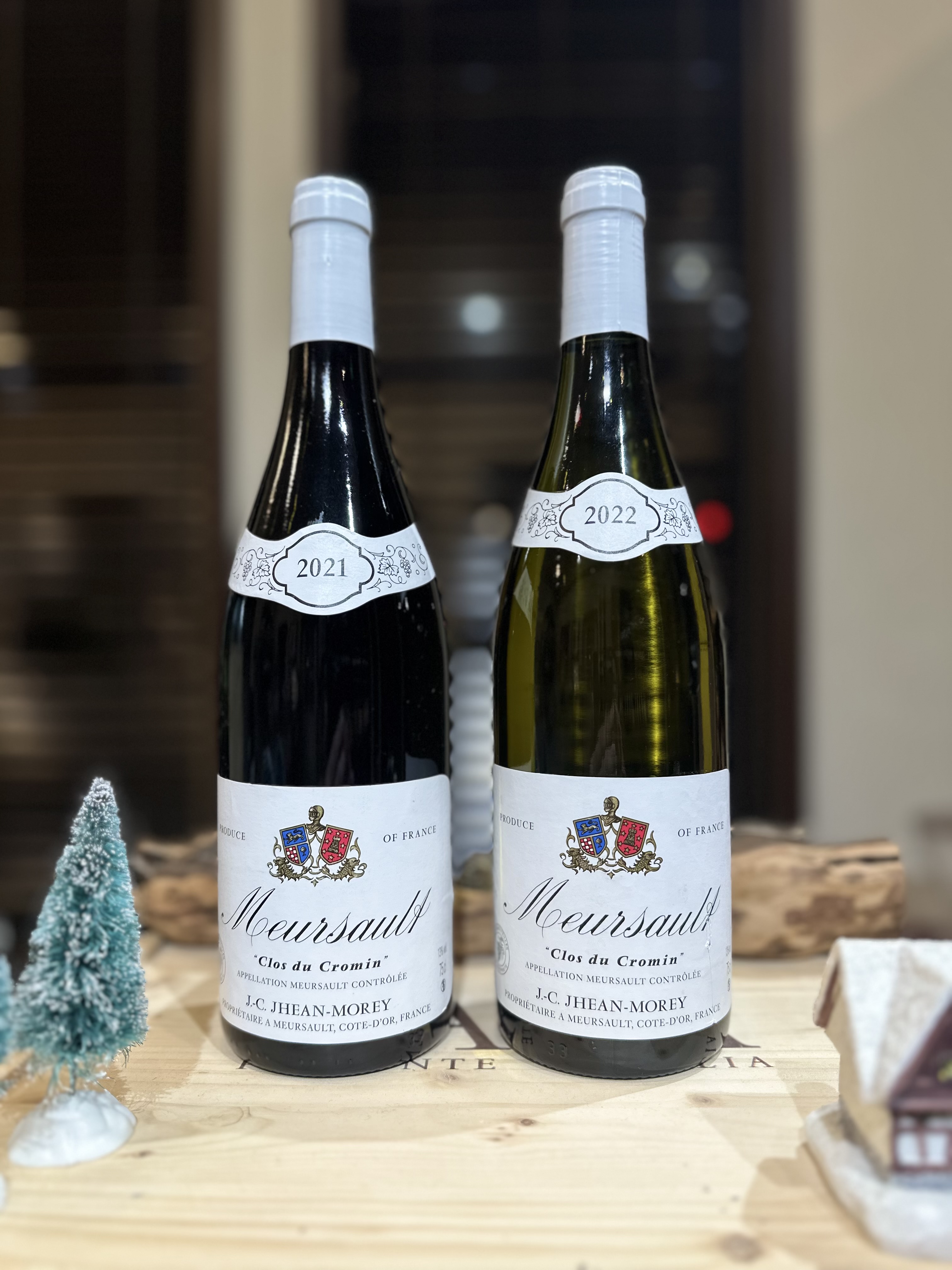 フランス・ブルゴーニュ・ムルソーの紅白ワインセット　ドメーヌ・ジャン・モレ