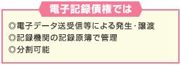 電子記録債権では