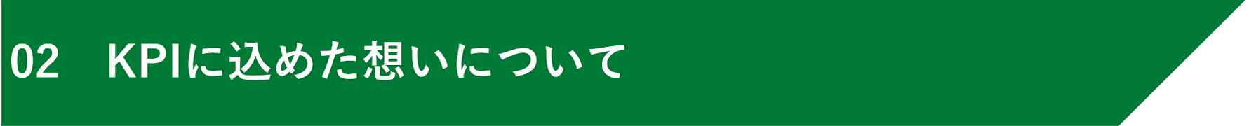 02　KPIに込めた想いについて