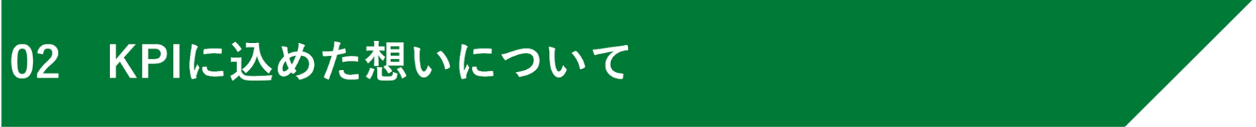 02　KPIに込めた想いについて