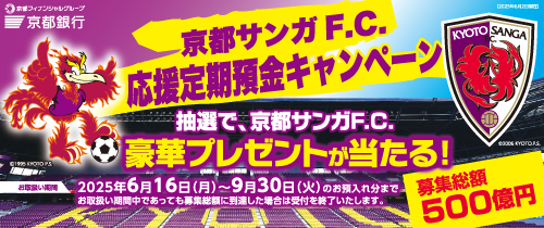 京都サンガF.C.応援定期預金キャンペーン