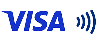 VISA　タッチ決済のマーク