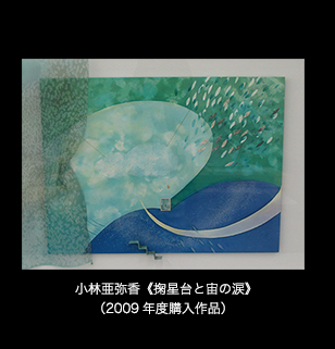 小林亜弥香《掬星台と宙の涙》（2009 年度購入作品）